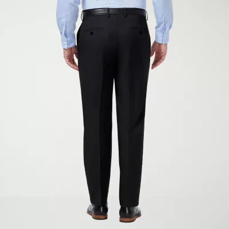 Haggar Premium Comfort Mens Classic Fit Dress Flat Front Pant