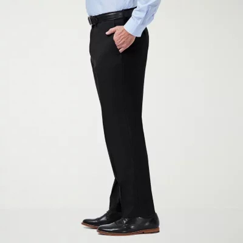 Haggar Premium Comfort Mens Classic Fit Dress Flat Front Pant