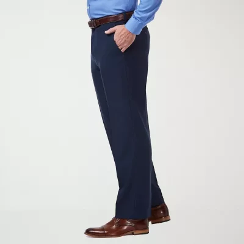 Haggar Premium Comfort Mens Classic Fit Flat Front Pant