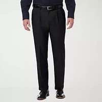 Haggar Premium Comfort Mens Cuffed Classic Fit Pleated Pant