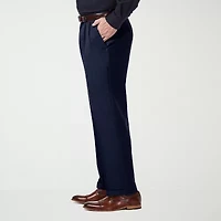 Haggar Premium Comfort Mens Cuffed Classic Fit Dress Pleated Pant