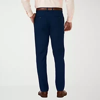 Haggar JMH Premium Stretch Mens Comfort Waistband Slim Fit Dress Flat Front Pant
