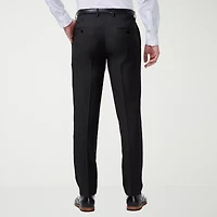 Haggar Premium Comfort Mens Waistband Slim Fit Dress Flat Front Pant