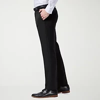 Haggar Premium Comfort Mens Waistband Slim Fit Dress Flat Front Pant
