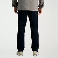 Haggar Life Khaki Comfort Chino Mens Waistband Slim Fit Flat Front Pant