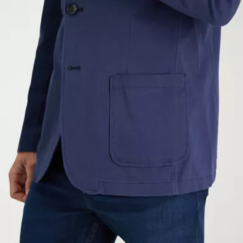 Haggar Smart Wash Mens Stretch Fabric Slim Fit Blazer