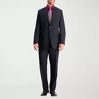Haggar Travel Performance Tailored Heather Twill Mens Stretch Fabric Classic Fit Suit Jacket