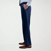 Haggar JMH Prince Of Wales Mens Plaid Stretch Fabric Classic Fit Flat Front Suit Pant
