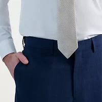 Haggar JMH Prince Of Wales Mens Plaid Stretch Fabric Classic Fit Flat Front Suit Pant