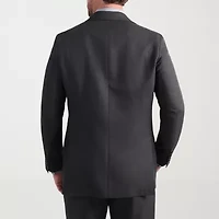 Haggar Smart Wash With Repreve Houndstooth Mens Stretch Fabric Classic Fit Suit Jacket