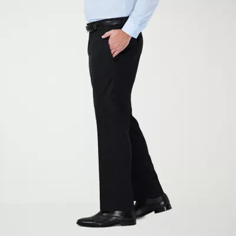 Haggar JMH Tailored Premium Stretch Mens Fabric Classic Fit Flat Front Suit Pant