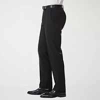 Haggar JMH 4 Way Stretch Mens Fabric Slim Fit Flat Front Suit Pant
