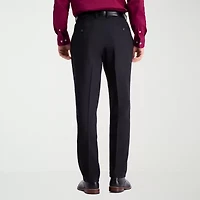 Haggar Travel Performance Tailored Mens Stretch Fabric Modern Fit Flat Front Suit Pant