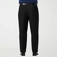 Haggar Premium Comfort Expandable Waist Mens Classic Fit Big and Tall Pleated Pant
