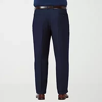 Haggar Premium Comfort Expandable Waist Mens Classic Fit Big and Tall Dress Pleated Pant