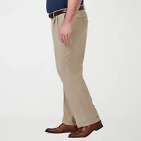 Haggar Premium Comfort Expandable Waist Mens Classic Fit Big and Tall Dress Pleated Pant