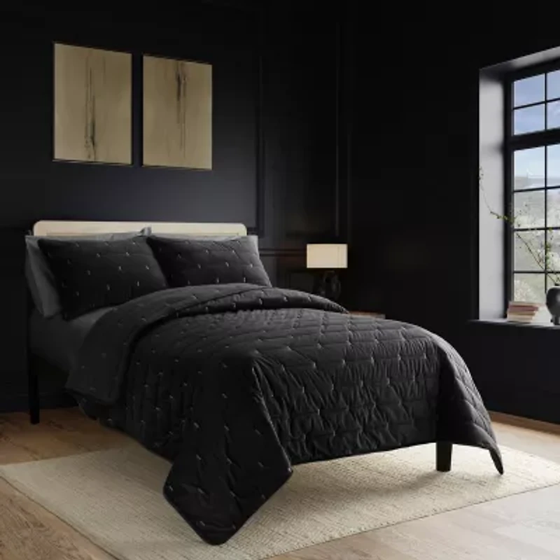 Indigo Road by Egypt Sherrod Travale Luxe Velvet 3-pc. Embroidered Quilt Set