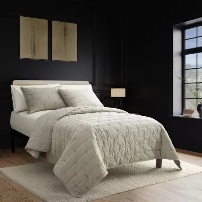 Indigo Road by Egypt Sherrod Travale Luxe Velvet 3-pc. Embroidered Quilt Set