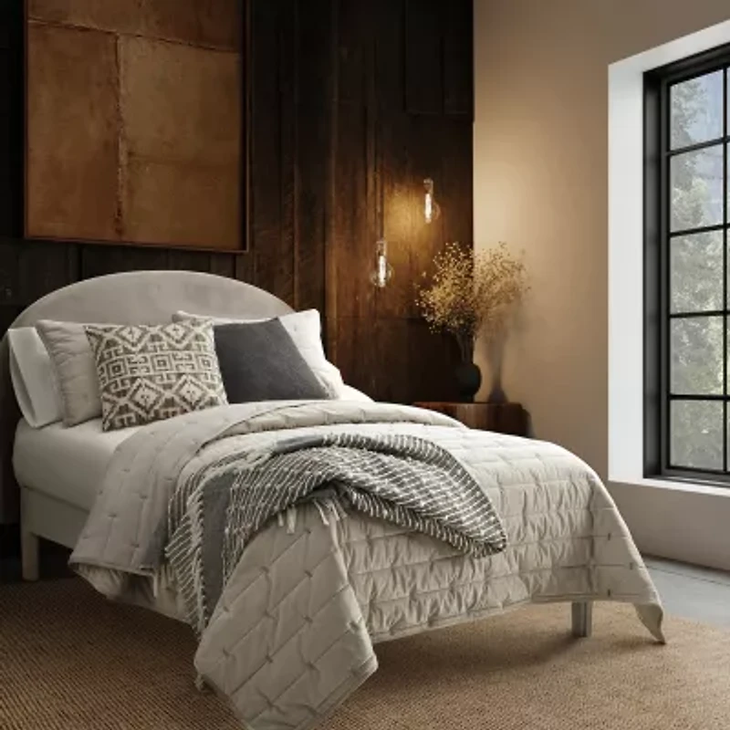 Indigo Road by Egypt Sherrod Travale Luxe Velvet 3-pc. Embroidered Quilt Set