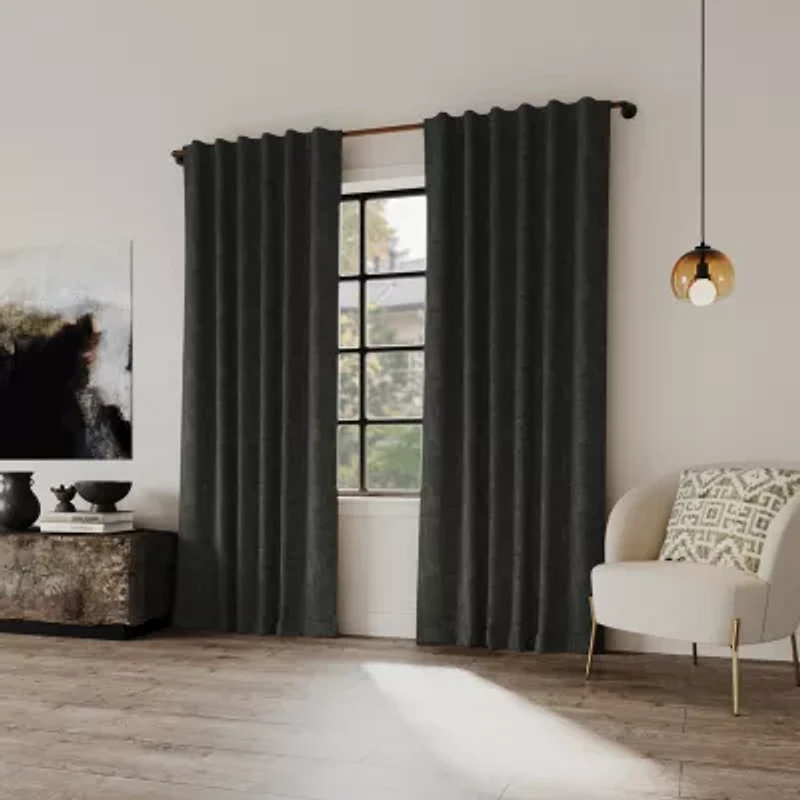 Indigo Road by Egypt Sherrod Halden Back Tab 100% Blackout Single Curtain Panel
