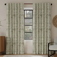Indigo Road by Egypt Sherrod Chevron Back Tab 100% Blackout Single Curtain Panel