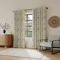 Indigo Road by Egypt Sherrod Chevron Back Tab 100% Blackout Single Curtain Panel
