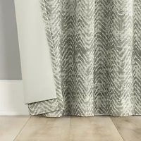 Indigo Road by Egypt Sherrod Chevron Back Tab 100% Blackout Single Curtain Panel