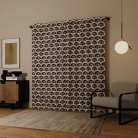 Indigo Road by Egypt Sherrod Block Leaf Back Tab 100% Blackout Single Curtain Panel