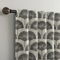 Indigo Road by Egypt Sherrod Block Leaf Back Tab 100% Blackout Single Curtain Panel