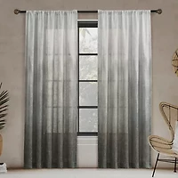 Indigo Road by Egypt Sherrod Cielo Rod Pocket Light-Filtering Single Curtain Panel