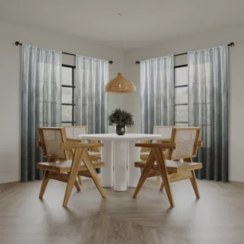 Indigo Road by Egypt Sherrod Cielo Rod Pocket Light-Filtering Single Curtain Panel