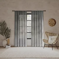 Indigo Road by Egypt Sherrod Cielo Rod Pocket Light-Filtering Single Curtain Panel