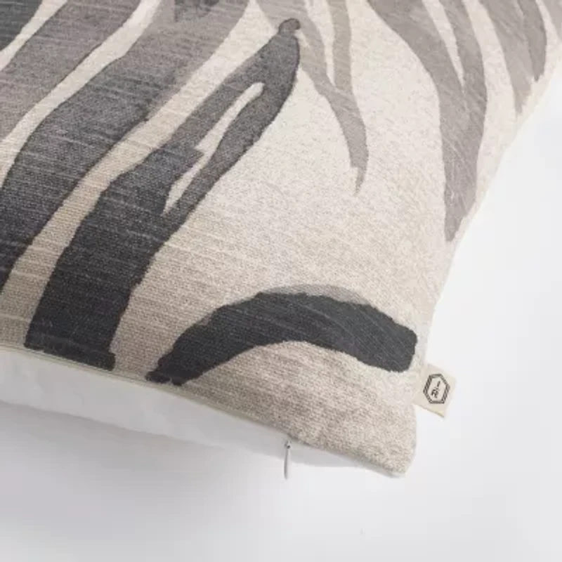 Indigo Road by Egypt Sherrod Brisa Palm Print Square Throw Pillow