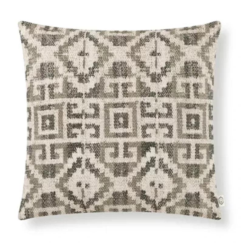 Indigo Road by Egypt Sherrod Dabo Geo Print Square Throw Pillow