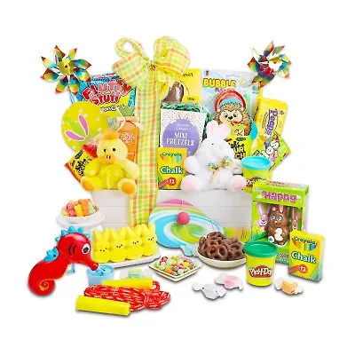 Alder Creek Bunny And Friends Spring Crate Easter Basket