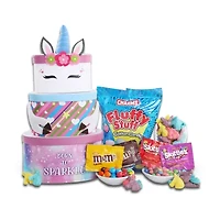 Alder Creek Born To Sparkle Unicorn Tower Food Set