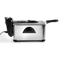 MegaChef Stainless Steel Electric 3 Qt Deep Fryer