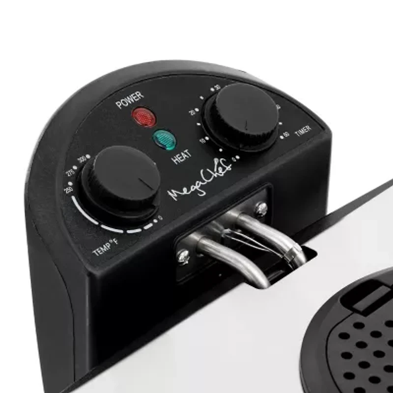 MegaChef Stainless Steel Electric 3 Qt Deep Fryer