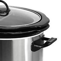 MegaChef 6 Quart + 2.6 Quart  Split Electric 8 Qt Slow Cooker