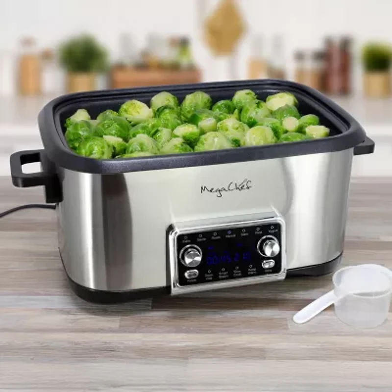 MegaChef 12-In-1 Deluxe Multi 8 Qt Slow Cooker