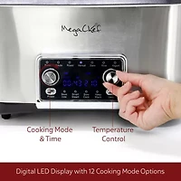 MegaChef 12-In-1 Deluxe Multi 8 Qt Slow Cooker