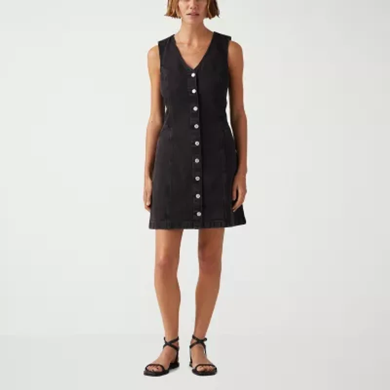 Levi's Womens Viana Denim Vest Dress