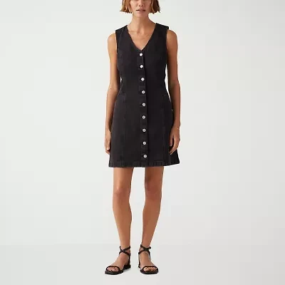 Levi's Womens Viana Denim Vest Dress