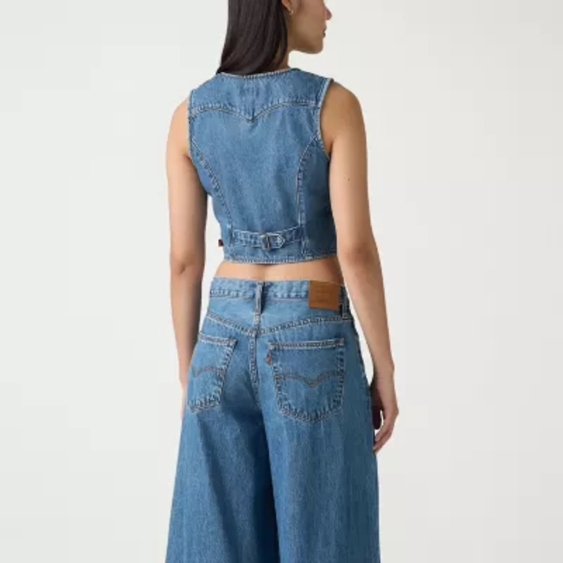 Levi's® Womens V Neck Sleeveless Tank Top