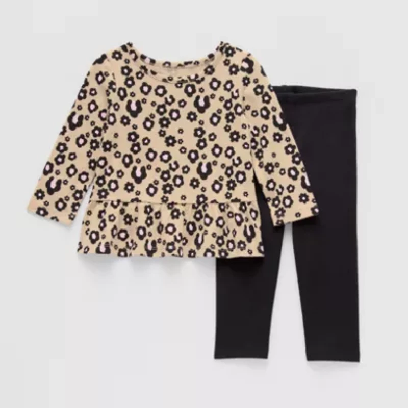 Okie Dokie Baby Girls 2-pc. Pant Set