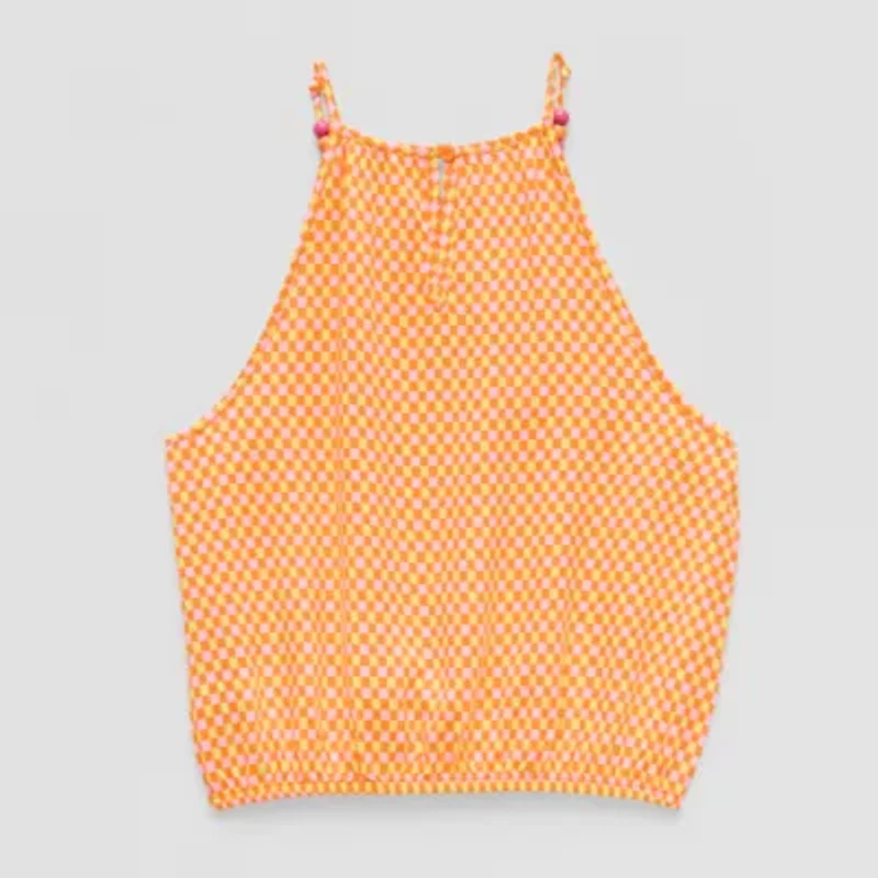 Thereabouts Little & Big Kid Girls Square Neck Sleeveless Tank Top