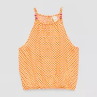 Thereabouts Little & Big Kid Girls Square Neck Sleeveless Tank Top