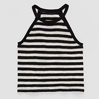 Thereabouts Little & Big Kid Girls Halter Neck Sleeveless Tank Top