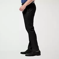 Haggar Premium No Iron Khaki Mens Comfort Waistband Slim Fit Flat Front Pant