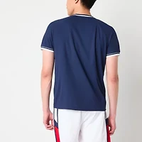 Xersion Pique Mens V Neck Short Sleeve Active T-Shirt